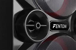 Karaoke set met 2 Microfoons en LED Effect Licht - Fenton LIVE2104 - Bluetooth Speaker - 400 Watt — thumbnail 4