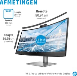 HP Z34c G3 - LED-Skaerm 34 IPS 6ms — thumbnail 7