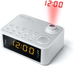 Muse M-178 PW wit wekker radio met projectie — thumbnail 4