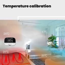 Slimme Thermostaats - Draadloze Regelaar - Comfort Verhoging - App Bediening - 230 V - Wit — thumbnail 3