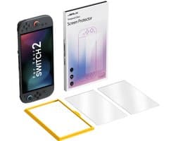 JSAUX Anti-Glare Screenprotector voor Nintendo Switch 2 - 9H Gehard Glas - 2 Stuks - Mat & Anti-Fingerprint - GP0124A