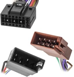 SnelShoppen - DIN ISO Car Radio Adapter 17 cm - 16 Pin Plug voor JVC - Plug-and-Play Verbinding - Geschikt voor Veel Voertuigen - Ideaal voor Nachrüst — thumbnail 2