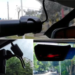 SnelShoppen - 3 Stuks Auto Camera Accessoires - Antistatische Stickers en Films voor Duidelijk Gezicht op Voorruit - Compatibel met Dashcams (8 * 6 cm — thumbnail 4