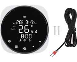 Slimme Thermostaat - Vloerverwarming Regelaar - Comfort Instellen - Afstandsbediening Via App - Wandmontage - Wit