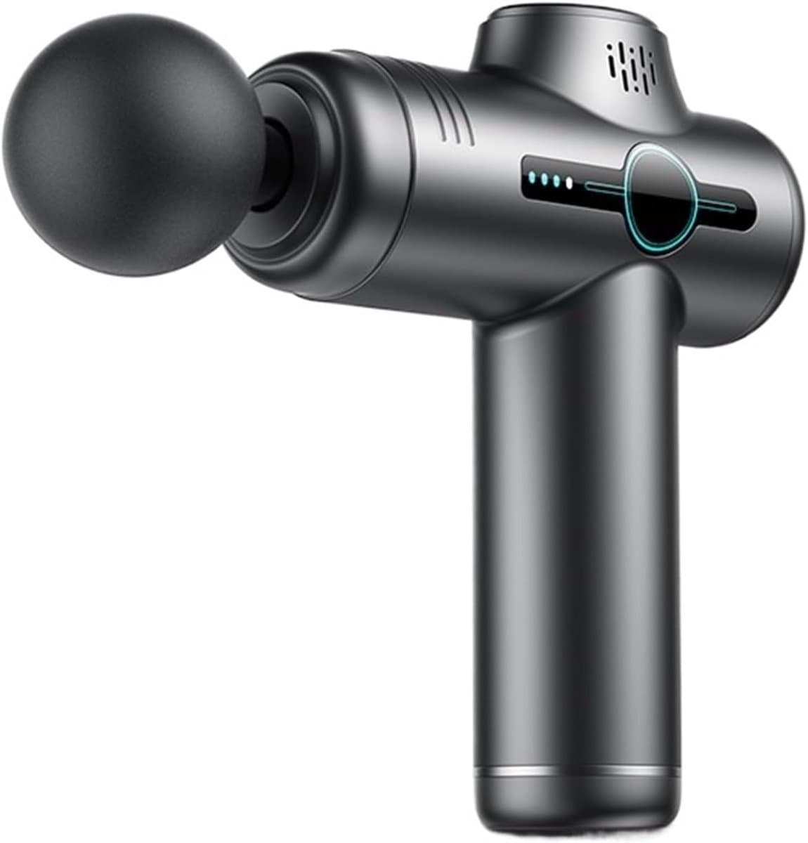Draagbare Massager - Mini Massage Gun - Spier Ontspanning - Constante Trillingen - 1.1 kg - Grijs — afbeelding 1
