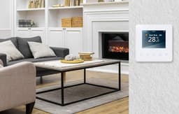 Digitale Thermostaat - Kamerthermostaat Vloerverwarming - Energie Besparen - App Bediening - 16A - Wit — thumbnail 1
