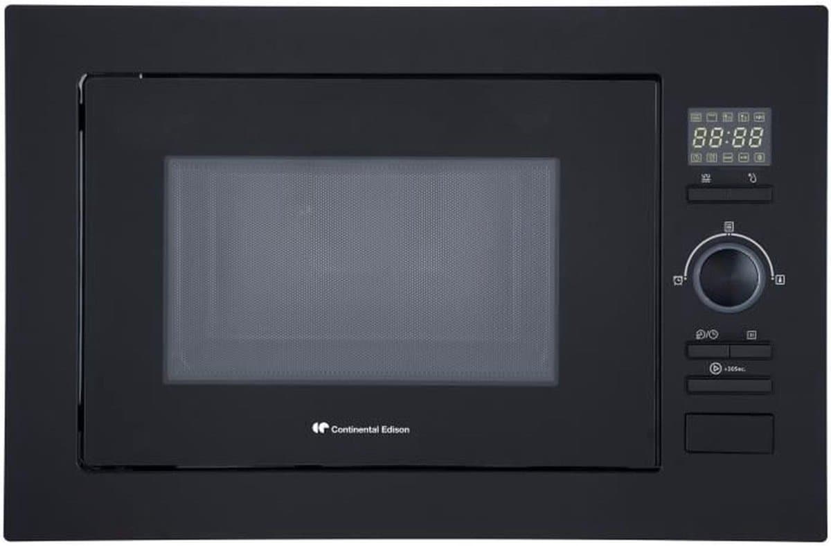 Inbouw magnetron - Oven combi - Snel eten bereiden - Met grillfunctie - 25 liter - Zwart — afbeelding 1