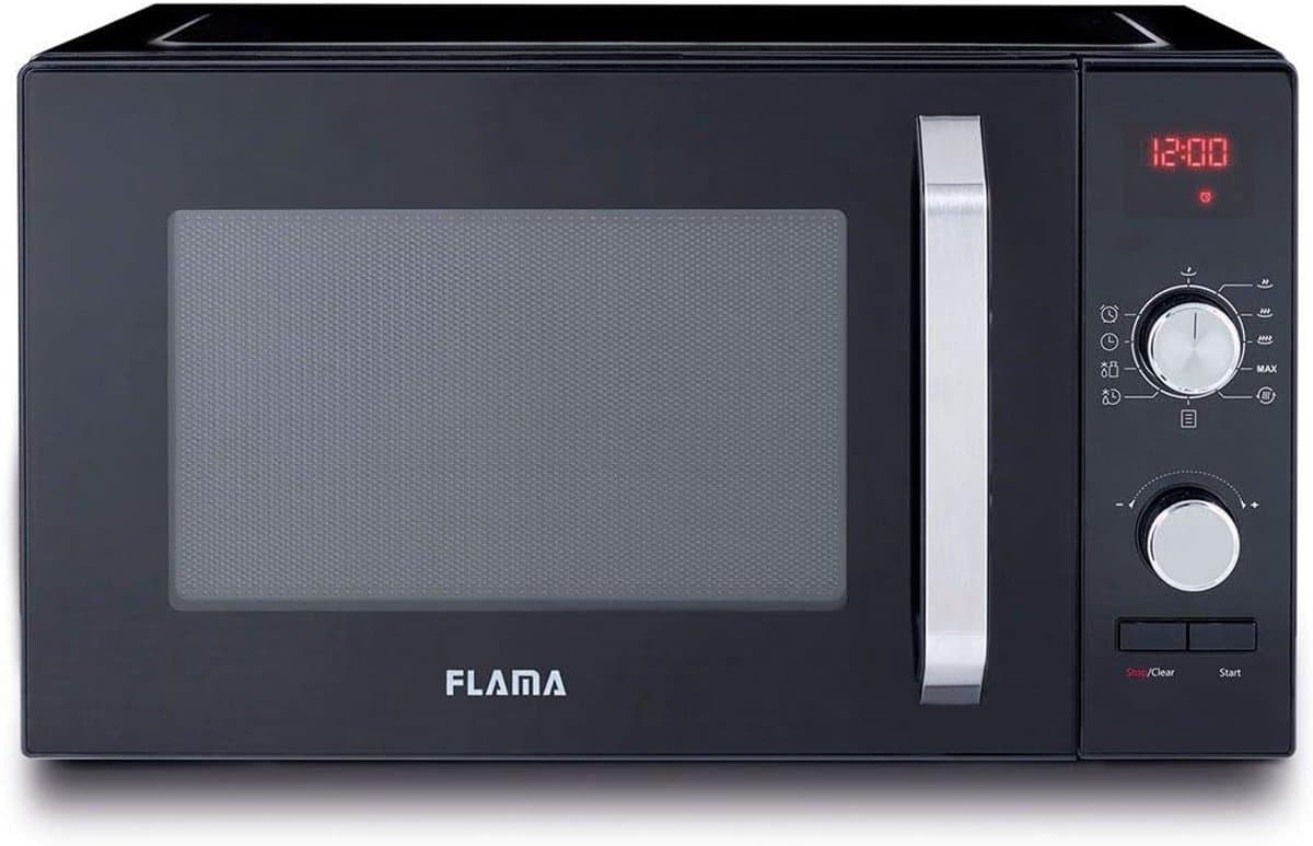 Magnetron - Oven Verwarmer - Snel Eten Opwarmen - Digitale Bediening - 23 liter - Zwart — afbeelding 1