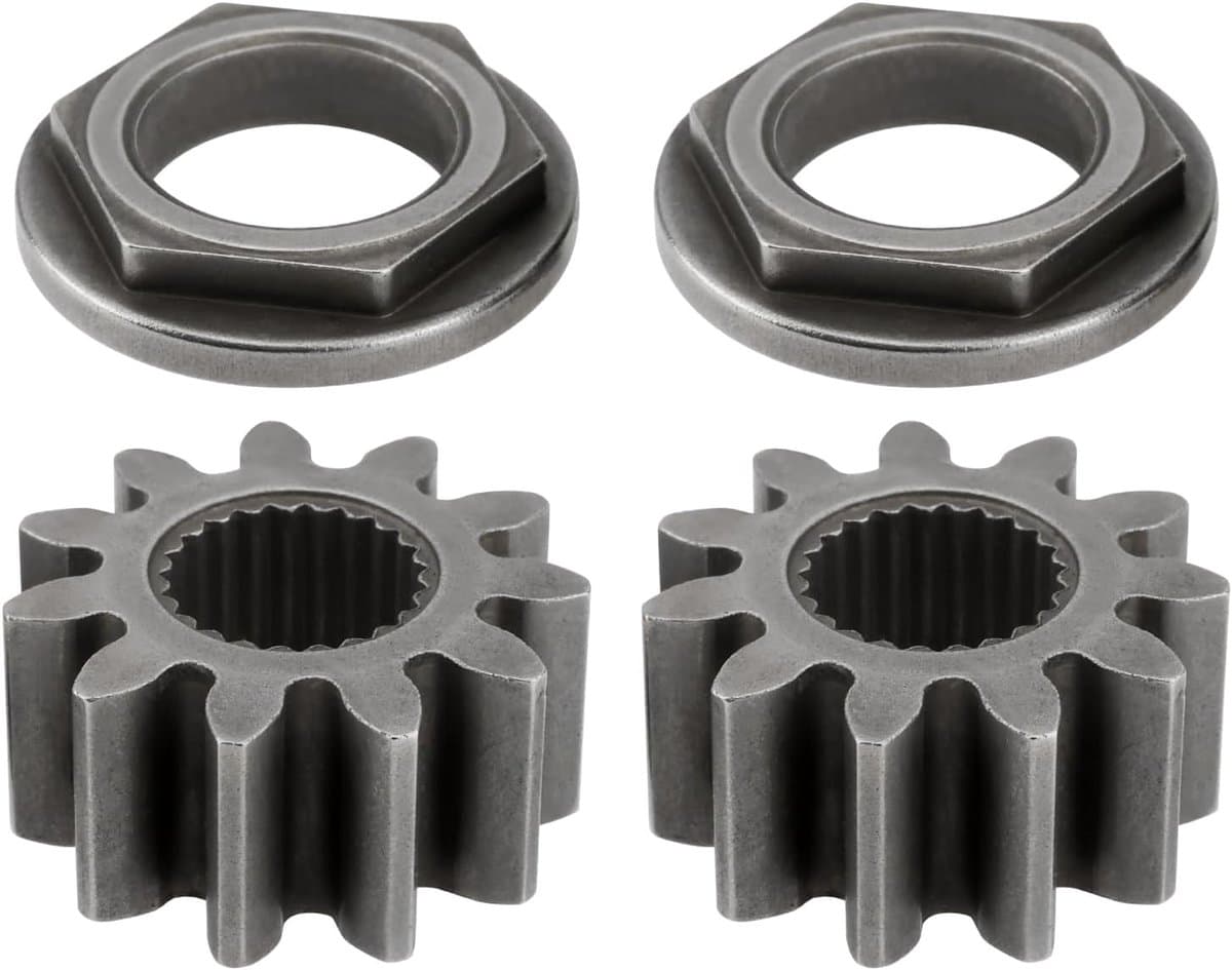 SnelShoppen - 2 Set Stuuras Pinion Tandwiel & Bushing Kit Geschikt voor MTD en Cub Cadet 717-1554, 917-1554, 941-0656A, 741-0656A Grasmaaier Stuur Pre — afbeelding 1