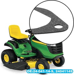 SnelShoppen - 4 Stuks Grasmaaier Luchtfilter Basispackings 2404114S Vervangingsonderdelen voor Grasmaaiers, 74mm x 52mm, Geschikt voor Exmark, John De — thumbnail 5