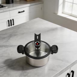 Druk Slow Cooker - Multicooker Pot - Gezond Koken - Antiaanbaklaag - 3.5 Liter - Zilverachtig Zwart — thumbnail 4