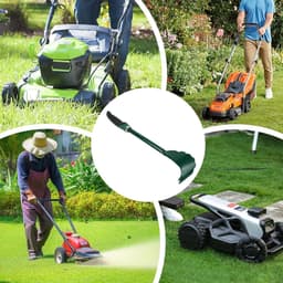 Afdekreiniger Grasmaaier - Tuin Schraper - Platform Schoonmaken - Stalen Materiaal - 36.8 cm - Grijs — thumbnail 4