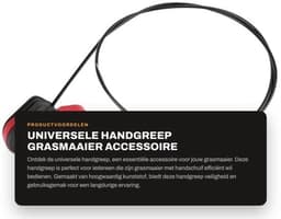 Handgreep Universeel - Kunststof - Geschikt voor Grasmaaiers - Duurzaam - Eenvoudige Installatie - Afmetingen 5,5 x 11 cm - Grasmaaierhandgreep — thumbnail 1