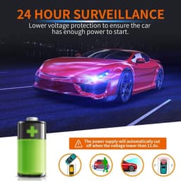 Dashcam-hardwire-kit 11ft/335cm, speciaal voor Q20/ Q20S / Q23 serie, 12V-24V, Type-C-aansluiting, Acc, 24 uur parkeerbewaking, laagspanningsbeveiliging — thumbnail 3