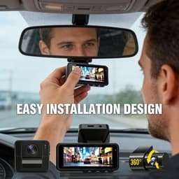 Dashcam - Autocamera Rijcamera - Verkeersregistratie - G-sensor voor crashdetectie - 3.2 inch scherm - Zwart — thumbnail 3