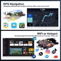 Auto Radio 9 Inch - 4GB RAM, 64GB Opslag - Android 15 - Inclusief DAB, WIFI en GPS - ShopVlot — thumbnail 4
