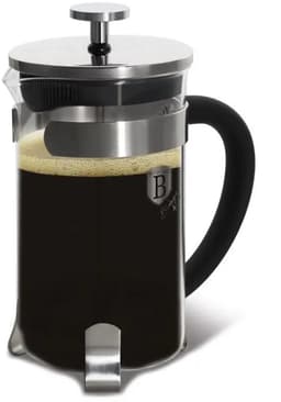 Merkloos Koffie & Theepot 800ml - Stijlvol Glas met RVS — thumbnail 1