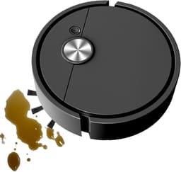Desktop Stofzuiger Robot - Mini Kruimeldief - Bureau Schoonmaken - Slimme Navigatie - 27.5 x 26.4 cm - Zwart — thumbnail 5
