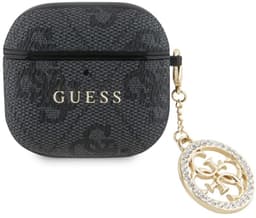 Guess Hoesje Met Strass-Hanger Voor Airpods 4, Hoge Kwaliteit, Beschermend. — thumbnail 1