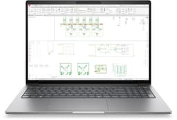 HP DP7T5ET laptop Copilot+ PC Intel Core Ultra 7 40,6 cm (16") WUXGA 32 GB DDR5-SDRAM 1 TB SSD Wi-Fi 7 (802.11be) Windows 11 Pro AI Workstation, AI PC Zilver — thumbnail 1