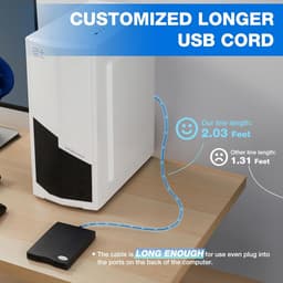 Externe disk drive - Floppy reader - Oude bestanden lezen - Plug and Play - 35 inch - Zwart — thumbnail 4