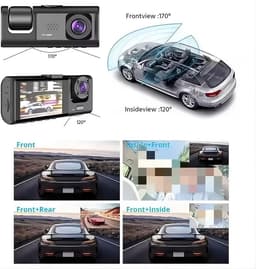 Dubbele Dashcam - Auto Camera - Veilige Ritten - Full HD Nachtzicht - 32 GB Inclusief - Zwart — thumbnail 5