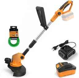 QORA® Kantenmaaier - Grasmaaier - Accugrasmaaier - Oranje/Zwart - 100cm x 10cm x 10cm — thumbnail 1