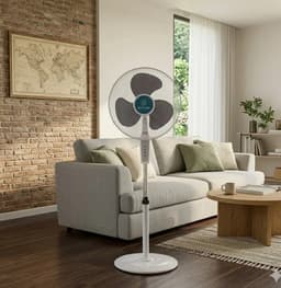 Lifero Staande Ventilator 65W - Ventilatoren - Verstelbaar 3 Standen - Vloerventilator - Koelventilator op Statief - Ventilatie — thumbnail 2