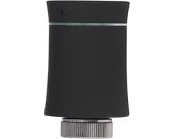 Slimme Radiatorthermostaat - Thermostaatkraan Verwarmingsregeling - Energie Besparen - App en Spraakbediening - 5-45℃ - Zwart