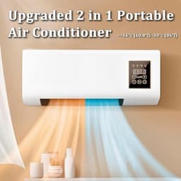 Draagbare Airco - Mini Airco Koeler - Persoonlijke Koeling - Stille Werking - 12000 BTU - Zwart — thumbnail 5