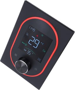 Slimme Thermostaat - Programmeerbaar Display - Comfort Regelen - App Bediening - 86x86mm Inbouw - Zwart — thumbnail 5