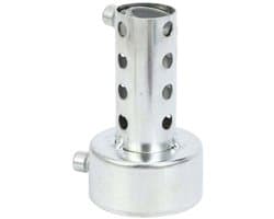 Geluidsdemper voor motorfietsuitlaatpijp, 48 mm x 80 mm