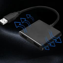 USB naar HD Adapter - Monitor Kabel Converter - Beeld Kwaliteit Verbeteren - Plug and Play Installatie — thumbnail 3