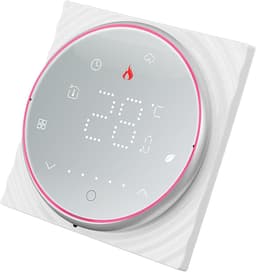 Slimme Thermostaat - Programmeerbaar Display - Verwarming Regelen - Precieze Temperatuur - 13mm Dun Paneel - Wit — thumbnail 3
