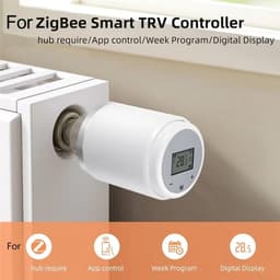Thermostatische Radiator Klep - Slimme Verwarmingsregelaar - Energie Besparen - Wekelijkse Programmering - 171 Gram - Wit — thumbnail 3