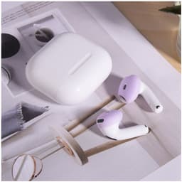 Vervangende Oordopjes Geschikt voor AirPods 4 - Vervanging Tips - Siliconen Dopjes Wit — thumbnail 3