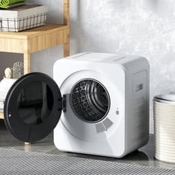 Sogiol® Mini Wasdroger - 2,5 kg - LED display - 800W - voorlader, tot 60℃ - stapelbaar/wandmontage/vrijstaand - timer - voor thuisgebruik - wit — thumbnail 3