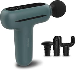Mini Massagepistool - Spier Stimulator - Spier Herstel - Slimme Modus - Compact Formaat - Zwart — thumbnail 1