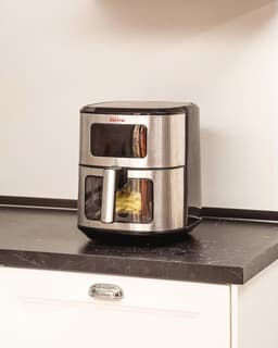 Luchtfriteuse met venster - 6,5 liter, 1700 watt, antiaanbaklaag voor gezonde bereidingen — thumbnail 9