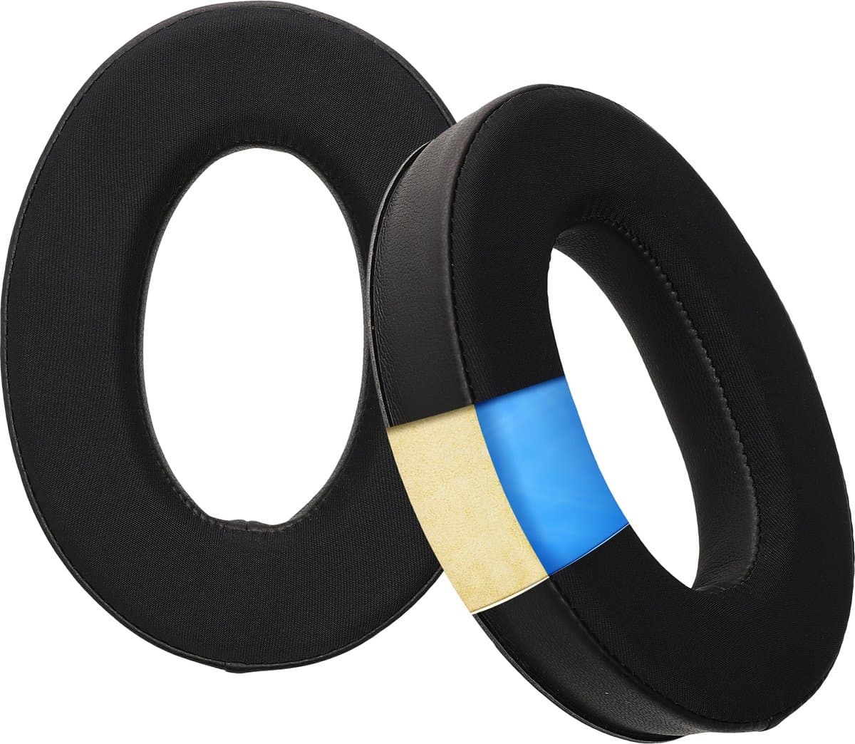 kwmobile 2x oorkussens voor koptelefoon - geschikt voor Sennheiser HD 559 / HD 569 / HD599 / HD599 SE - Earpads voor oortelefoon - In zwart — afbeelding 1