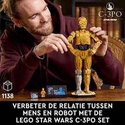 LEGO Star Wars - C-3PO Decoratie Bouwpakket met Droid Figuur - 75398 — thumbnail 7