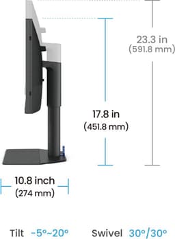 BenQ Creative Pro SW242Q Monitor Grafisch Design - Beeldscherm - AdobeRGB - 90W - Display voor Fotografen - LED Backlight - 24.1 inch — thumbnail 2