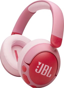 JBL Junior 470NC - Draadloze Kinderkoptelefoon - Bluetooth - Noise Cancelling - Veilig Volume <85 dB - Over-ear - 50 uur batterij - Met Microfoon - JBL Headphones-app - Voor Tablet & School - Roze — thumbnail 1