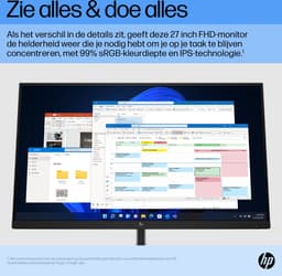 HP Elitedisplay E27 G5 - Full HD IPS Monitor - 27 inch — thumbnail 5