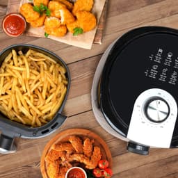 alpina Airfryer 2L - Hetelucht Friteuse - 80 tot 200°C - 900W — thumbnail 8