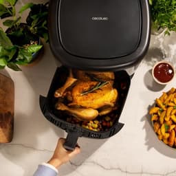 Cecotec Airfryer XL - 6 liter - 12 Kookprogramma's - Touch Screen - 1700 Watt - Modern en Compact Design - Heteluchtfriteuse - Cecofry Bombastik 6000 — thumbnail 6
