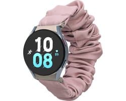 kwmobile elastisch bandje voor smartwatch - geschikt voor Samsung Galaxy Watch 4 / 5 / 6 Galaxy Watch 7 / FE - Horlogebandje van katoen - In lavendel