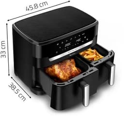 Moulinex EZ942HF0 friteuse Dubbel 11 l Vrijstaand 2020 W Heteluchtfriteuse Houtskool — thumbnail 3