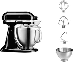 KitchenAid Artisan KSM185 keukenmachine - Zwart - 5KSM185PSEOB — thumbnail 1