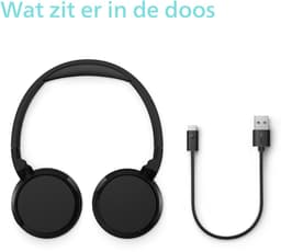 Philips TAH3209BK Bluetooth koptelefoon zwart — thumbnail 9